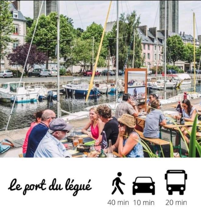 Le Paris-Brest - Faites Une Pause Sur Votre Trajet Apartment Сен-Брук Екстериор снимка